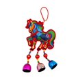 thumbnail image 1 of Adorno colgante de caballo de Año Nuevo chino con dibujos animados creativos para el Festival de Primavera Campanas, 1 of 7