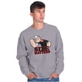 thumbnail image 5 of Popeye The Sailor Man Size Matters Sweatshirt for Men or Women Brisco Brands S, 5 of 6