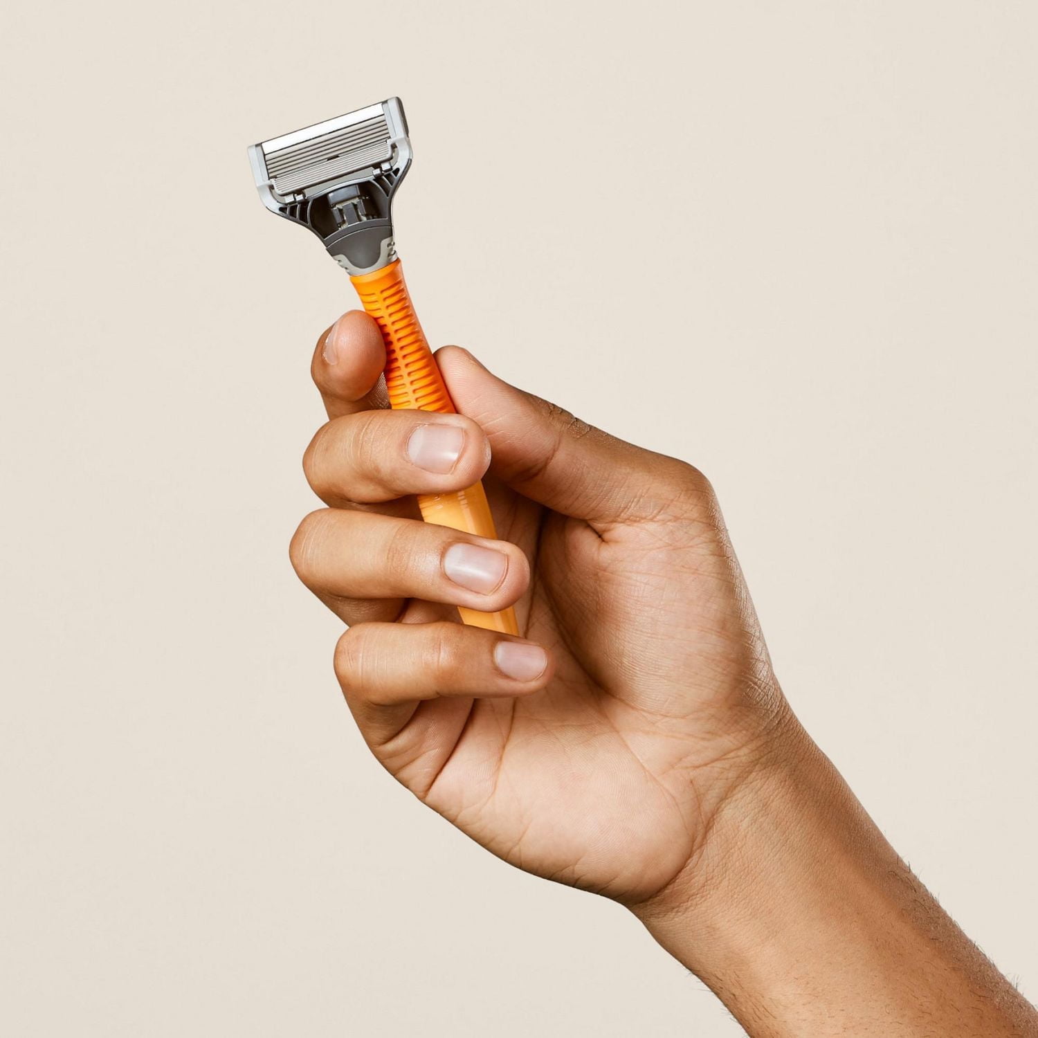 Harry’s Men’s Razor Value Pack with 5 Razor Blade Refills, Ember, 1 handle, 5 Blade Refills