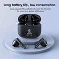 thumbnail image 3 of Audífonos In-ear Inalámbricos Fralugio Wireless Earbuds T39 Tws Negro Sport, 3 of 6