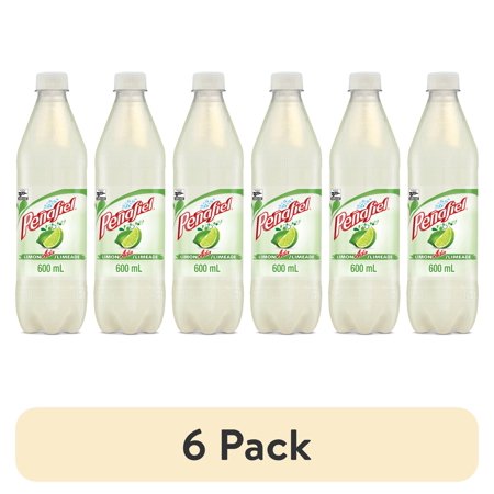 (6 pack) Penafiel Limonada Limeade Spring Mineral Water, 20.3 fl oz, Bottle