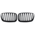 thumbnail image 5 of 1 Pair Front Hood Kidney Grille Grill For X5 X6 E70 E71 2007-2013 Glossy Black 51137157687 51137157, 5 of 5
