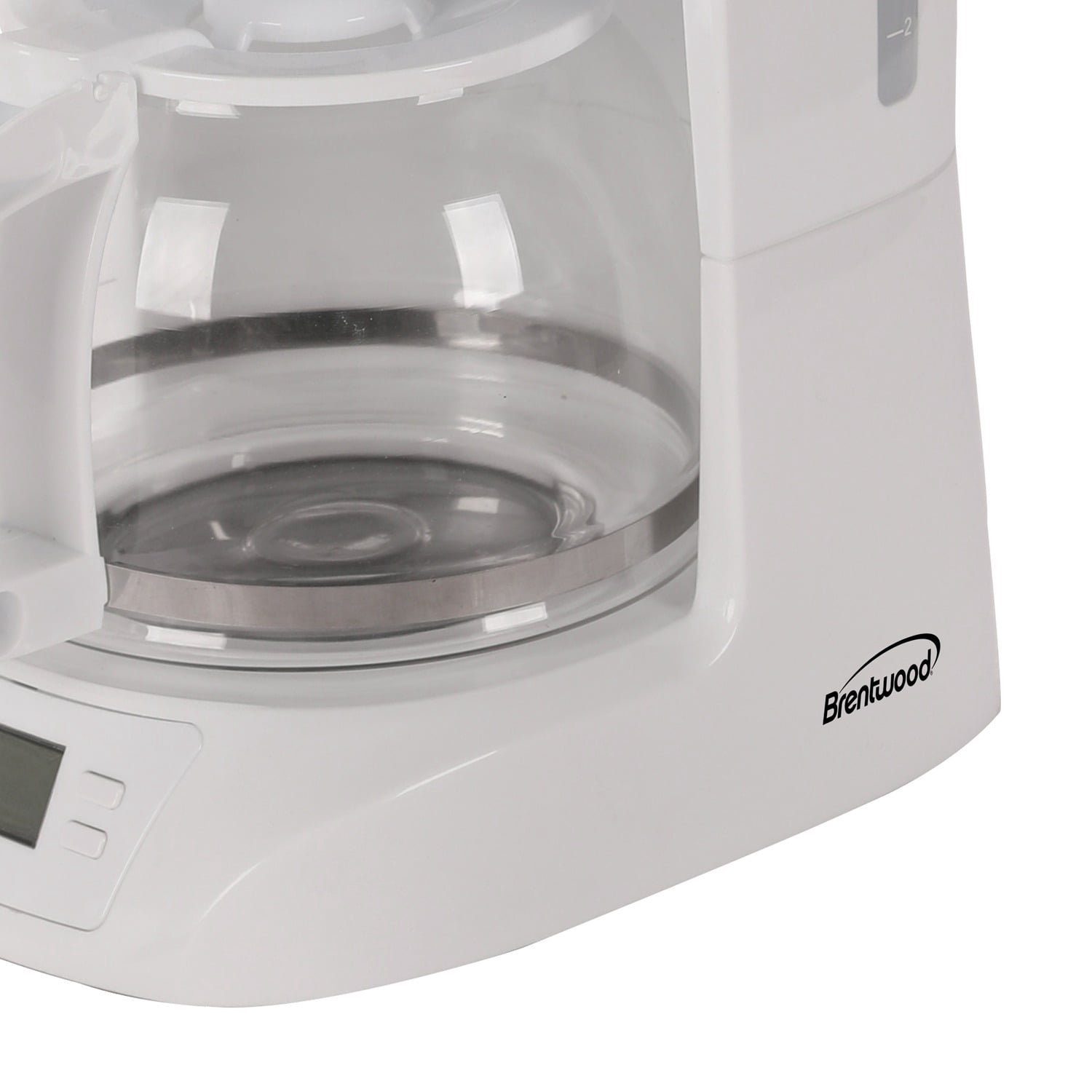 Brentwood 10-Cup Digital Coffee Maker (White), TS-219WPT