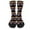 D, variant on PuSpu 67 Funny Christmas Polyester, Spandex Socks, Festive Holiday Long Socks for Adults, Multicolor