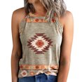 thumbnail image 1 of Mujeres Sexy Gradiente Sin Mangas Yoga Camisetas Verano Loose Fit Athletic Pullover Chaleco Fridja qr194, 1 of 7