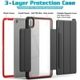 thumbnail image 4 of Coque Protectrice Anti-Chute TPU à Rabat Tri-fold pour IPadPro 2021 12.9 Pouces, 4 of 6