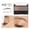 B, variant on Lazy Two-Color Eyebrow Powder with Brush - Waterproof, Natural Finish, All-in-One Brow Sculpting Kit, Wax and Powder Duo, Lightweight, Easy Application, Professional Makeup, Women, 0.07oz, 1 Kit