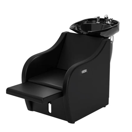 Zimtown Reclining Shampoo Chair with Adjustable Shampoo Bowl for Hair Salon & Spa