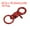 Red, variant on Swivel Clasps Lanyard Snap Hook, 44mm Claw Clasp for DIY Crafting, White, 16Pack