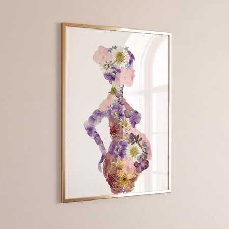 Motherhood Art Print New Mum Floral Poster Unframed Paper Poster 11x14in