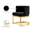 thumbnail image 2 of Meridian Furniture Gianna Black Velvet Dining Chair, 2 of 5