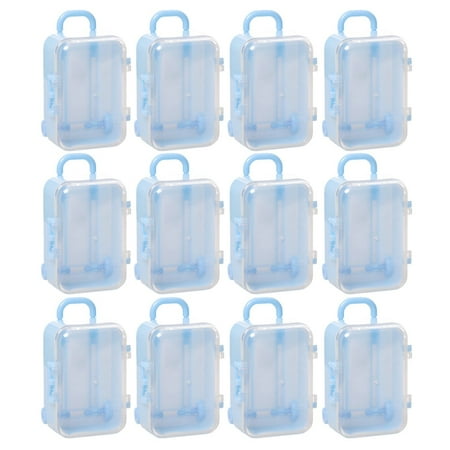 

GOXIXI Mini Trolley Storage Box Green A Party Balloon 12 Roller Travel Suitcase Candy Box Personality Wedding Candy Box Luggage Trolley Case Candy Toy