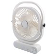 thumbnail image 3 of 3-In-1 Car-Mounted Electric Fan Home Desktop Swinging Illumination Usb Charging, 3 of 9