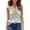 Green, variant on Venzia Women‘s Summer V Neck Button Down Tank Top – Sleeveless Casual Blouse with Ruffle Detail, Lightweight Dressy Vest for Date Night & Club YellowA XL