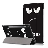 Dteck Smart Case for Samsung Galaxy Tab S7 FE SM-T730/T736B 12.4-inch 2021,Slim PU Leather Lightweight Kickstand Shockproof Hard Folio Case Pattern Cover for Galaxy S7  SM-T970 12.4",Don't Touch Me