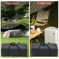 thumbnail image 2 of Bxaolu Oversized Duffle Bag - 24“ Extra Large Heavy Duty Water Resistant Travel Bag for Camping Moving Storage (Black, 2Pack), 2 of 9