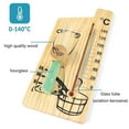 thumbnail image 5 of 2 In 1 Sauna Thermometer Sand Timer Hourglass Wooden Thermometer Temp Gauge, 5 of 5