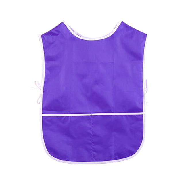 Ounissouiy Delantales de pintura para niños, delantal de pintura para niños pequeños de secado rápido, abrigo antipolvo lavable, pintura a mano Herramientas y accesorios para hornear Azul oscuro Ounissouiy HA060750-20B