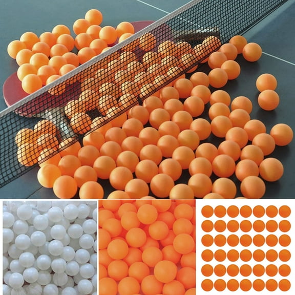 Cheers US 40mm/1 6inch Pack of 150Pcs Balls Practice Ping Balls Table Tennis Ball Set Durable Washable and Reusable Good for Party Lottery