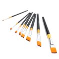 thumbnail image 4 of Drawing Accessory, Paint Brushes Set 8Pcs  For Acrylic Watercolor, 4 of 8