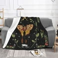 thumbnail image 2 of Gothic Moth Flannel Blanket Home Decor Sun Moon Star and Florals Witchy Throw Blanket Aesthetic Soft Warm Lightweight for Bed Sofa Couch Travel Gift 50"x40", 2 of 6
