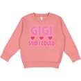 thumbnail image 2 of Inktastic Gigi Said I Could Funny Granddaughter Girls Toddler Sweatshirt, 2 of 4