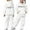 White, variant on Kids Sweatsuit Set for Girls,2 Piece Long Sleeve Letter Printed Tracksuit Pullover Hoodie and Jogger Pants Winter Clothes Girls Clothes Size 12-13 Years