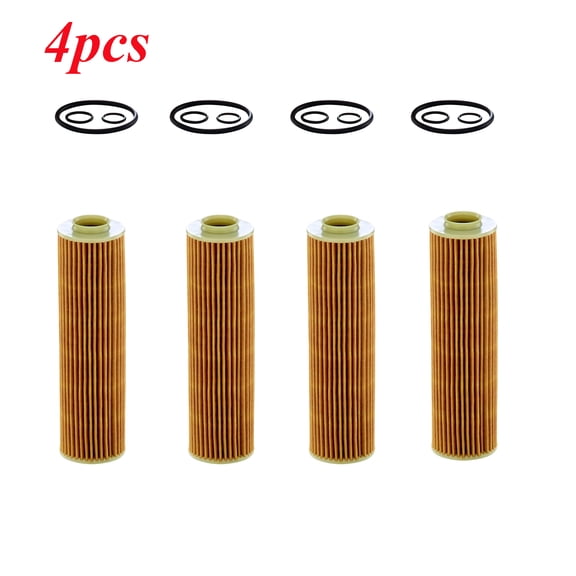 4x For Mercedes-Benz Oil Filter C250 1.8L Engine SLK250 1.8L Engine 2012-2014