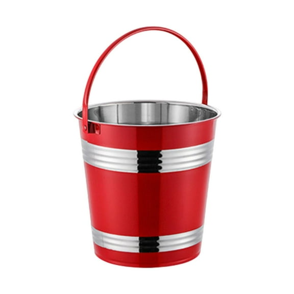 TISHITA Serve Bucket of Buckets Keep Ice Bucket of Longer Ice Buckets Ice Bucket of Buckets for Cocktail Parties Champagne Buffet red