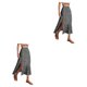 thumbnail image 1 of Sonducket larga dividida Estética Vacaciones Moda Primavera Verano Ropa Club Banquete Disfraces Accesorios Negro XXL Negro XXL 2piezas, 1 of 6