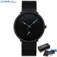 thumbnail image 1 of CRRJU, relojes de moda para hombre, reloj de cuarzo de lujo de marca superior, reloj deportivo informal resistente al agua de acero de malla delgada para hombre, reloj Masculino Tan Jianjun unisex, 1 of 2