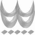 thumbnail image 3 of Hvmvliv Halloween Creepy Cloth 72in Halloween Spooky Fabric Cloth - Scary Gauze Creepy Cloth for House Halloween Party Yard Wall Doorway Outdoors Suitable for Indoor Outdoor Halloween Decoration Gray, 3 of 6