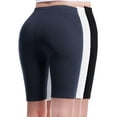 thumbnail image 3 of Made by Olivia Women's 3-Pack Basic Solid Active Yoga Biker Shorts, 3 of 5
