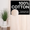 thumbnail image 3 of Quality Home Cotton Canvas Curtains, 3 of 5