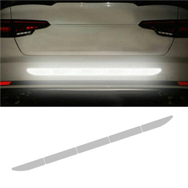 Cinta Reflectante De Advertencia Para Coche, Pegatinas De Seguridad Para Parachoques, Calcomanías, Accesorios Para Paster Eigraketly VI012057-01