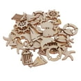 thumbnail image 5 of 100Pcs Handmade Wooden Embellishments DIY Scrapbooking Accessories Pendants Ornaments for Wedding Party Crafting Card Making, 5 of 6