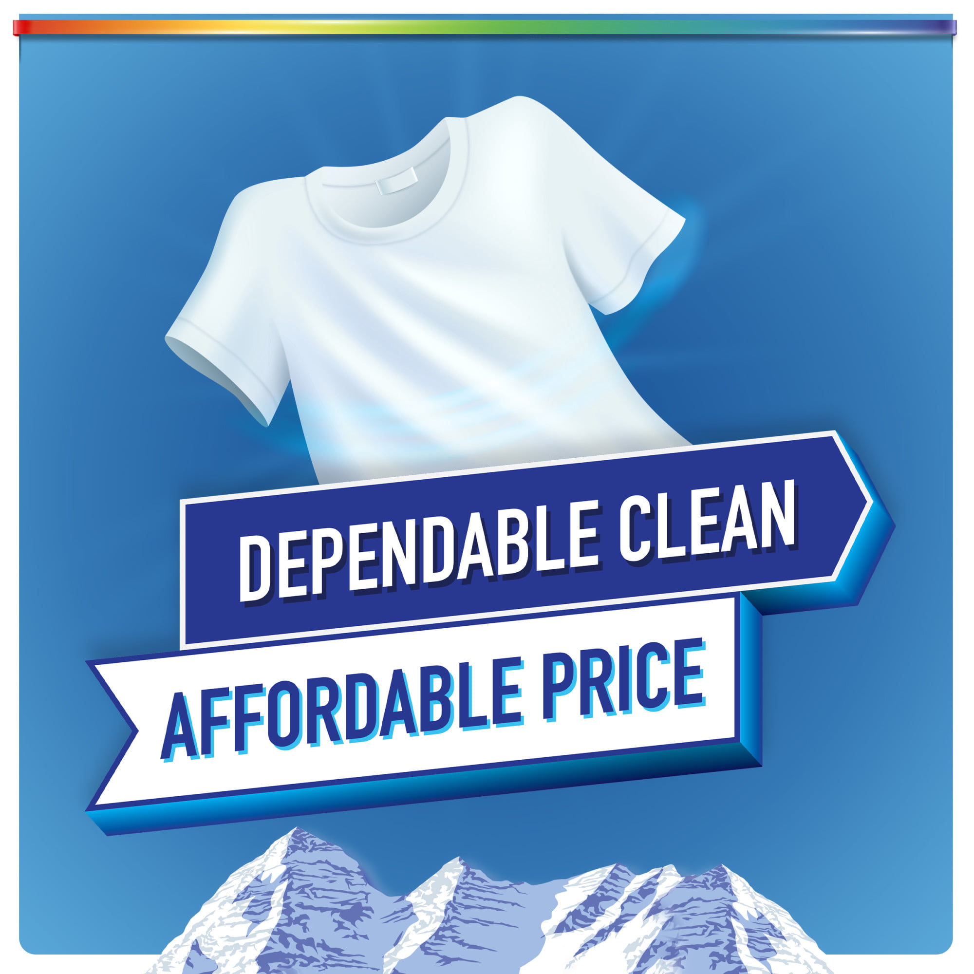 Purex Liquid Laundry Detergent, Mountain Breeze, 150 Fluid Ounces, 115 Loads
