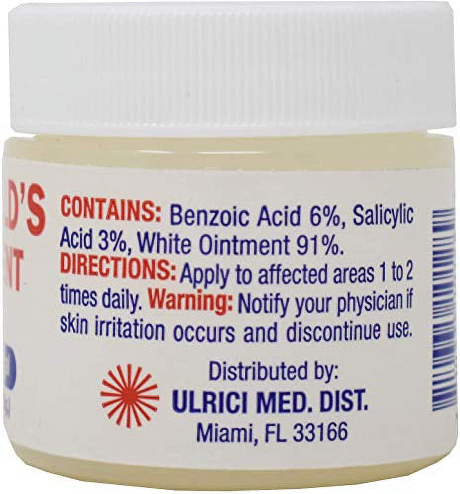 Whitfield's Ointment 1oz, USP Topical Antifugal 1 oz (28gr)