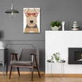 thumbnail image 5 of Epic Art 'Airedale Terrier Wearing Hipster Glasses' by Olga and Alexey Drozdov, Acrylic Glass Wall Art, 16"x24", 5 of 8
