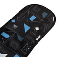 thumbnail image 2 of Dailycode Double Sided Oven Mitt with Loop Heat Resistant Kitchen Long Potholders 7" x 35" Irregular Triangle Lines, 2 of 6