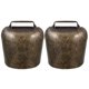thumbnail image 1 of 2 unidades de cascabeles colgantes gruesos para pastoreo, mascotas y animales de granja (Ovejas, Caballos, Vacas) (Bronce, Grande, 62 g), 1 of 7