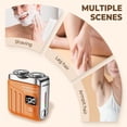 thumbnail image 6 of Portable Mini Rotary Shaver for Men, USB Rechargeable Wet Dry Electric Shaver, Dual‑Ring Pocket Shaver, Washable Cordless Travel Shaver for Home Business Trip Grooming Gift, 6 of 9