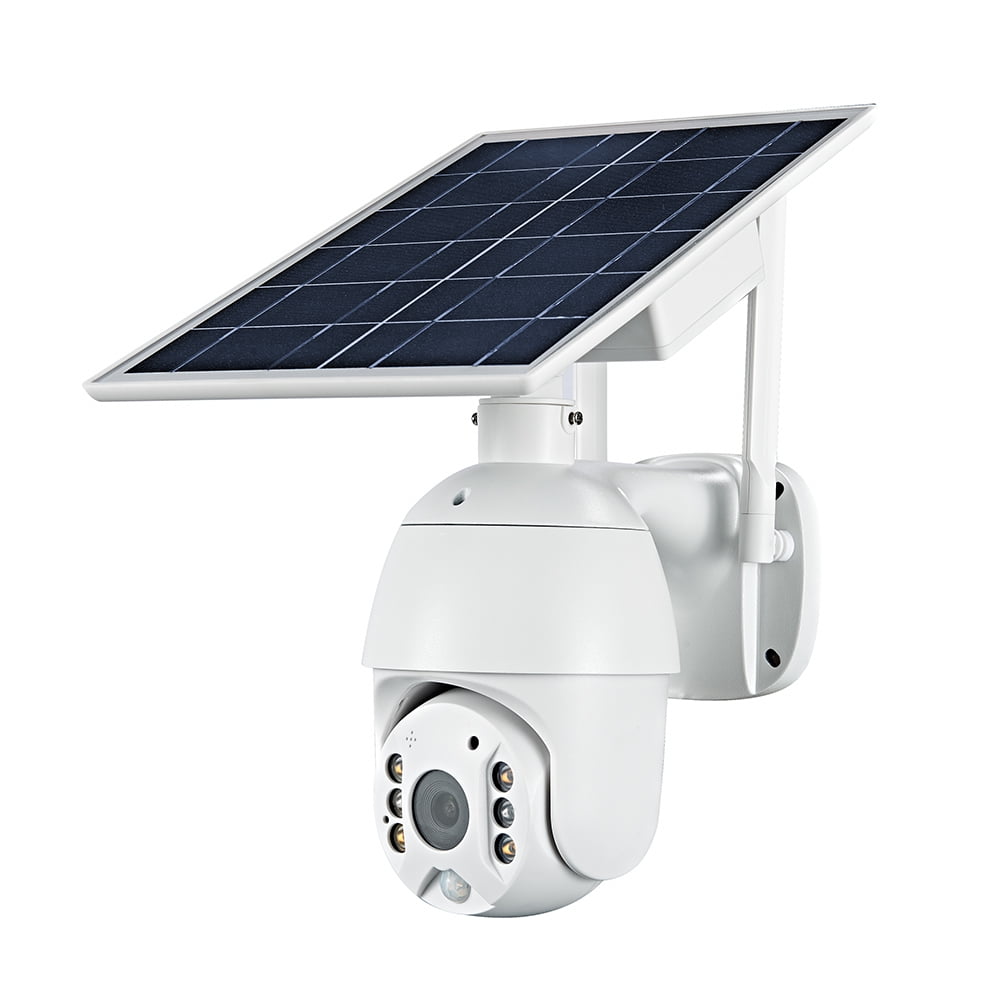 1080P Wireless Solar Panel Camera 2MP Outdoor Waterproof Rechargeable Battery Camera with Full
