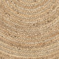 thumbnail image 2 of VHC Brands Harlow 36 Inch Diameter Round Natural Jute Compact Rug, Tan, 2 of 4