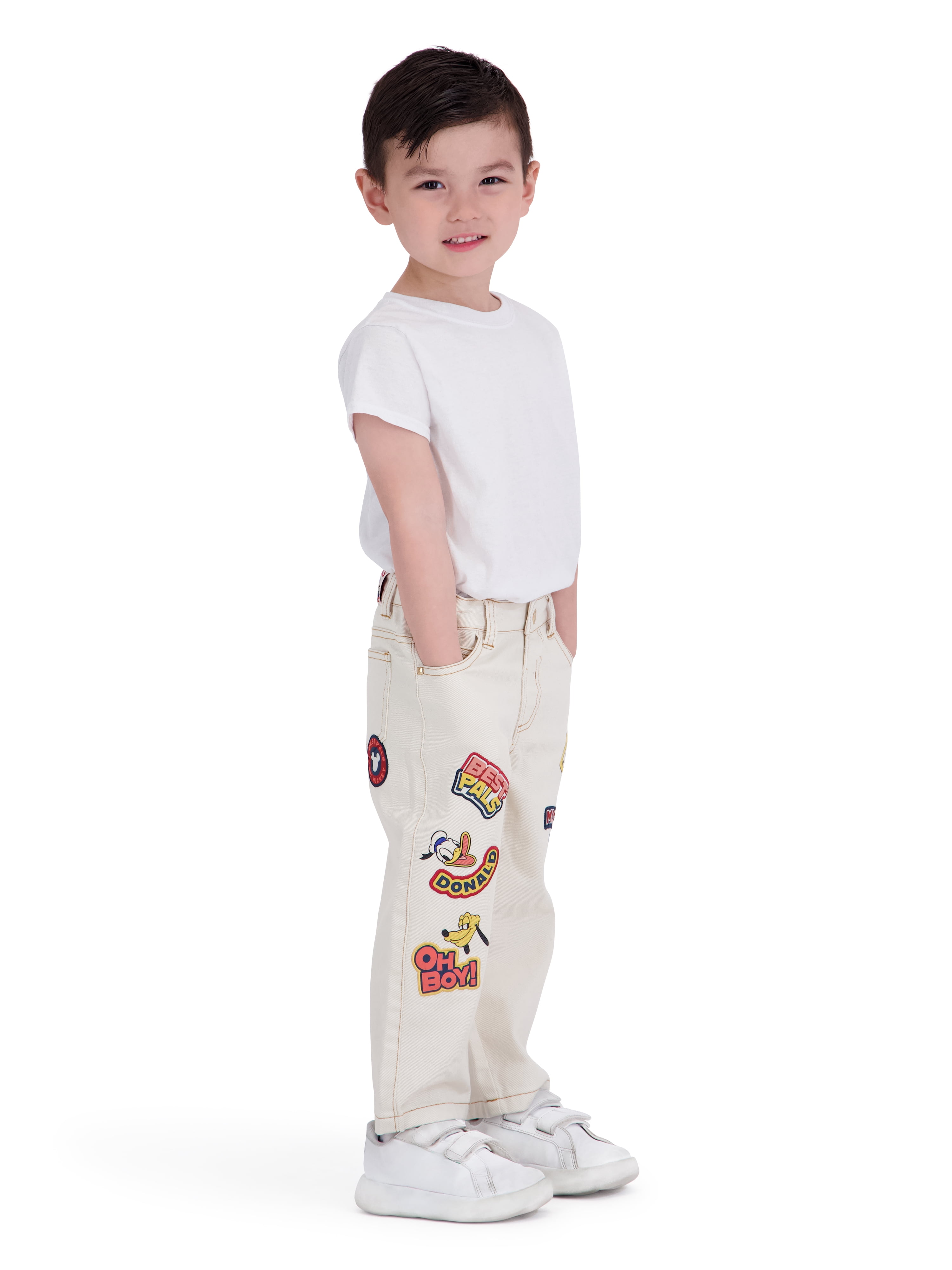Mickey Mouse Toddler Boy Twill Pant, Sizes 12M-5T