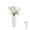 White, variant on 9.8x4.3x3In Silver Vintage Rustic Tin Flower Buckets,HXRH Portable Galvanized Flower Bucket with Handles for Wedding,Home,Florist,1Pack