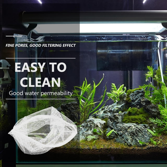 unbranded 5Ud Bolsa Con Cremallera Y Malla Para De Acuario Transparente Y Resistente Para Peceras