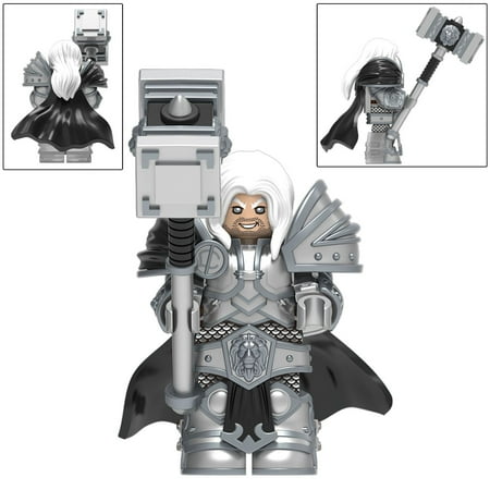 Warcraft Alliance Arthas Lich King Building Block Figure Toy