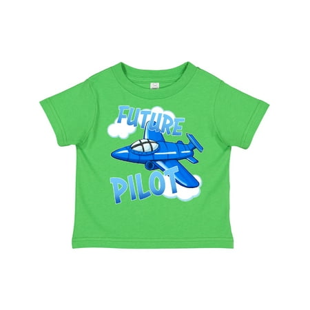 

Inktastic Future Pilot Blue Plane Gift Toddler Boy or Toddler Girl T-Shirt