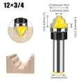 thumbnail image 1 of 1/2 12mm Shank Router Bit Woodworking Milling Cutter for Decorative Grooves Diy 12mm, 1 of 9